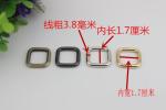 China Wholesale Widely Use Nickle Color Small 13 MM Iron Square Ring Buckle