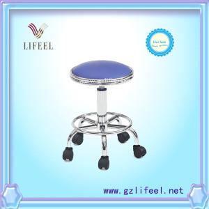 China Professional fashionable salon furniture Barber chair stool with footrest factory