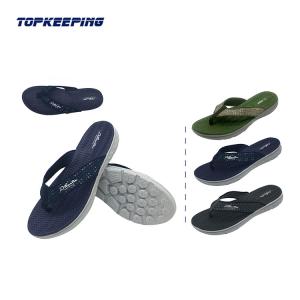 China Beach Outdoor Sports Navy Blue Flip Flop Man Flip Flops factory