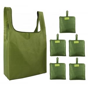RPET 30cm 36x38cm PEVA Foldable Reusable Grocery Bags