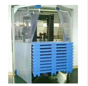 China Noise Insulation PVC Double Leaf Swing Door Corridor 1200mm Width 40mm Thick factory