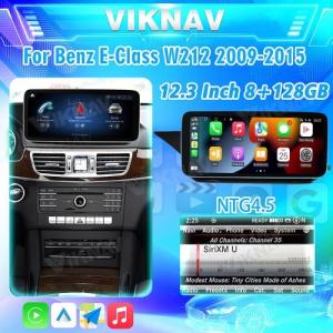 China Viknav 12.3inch Android Car Radio With Screen For Mercedes Benz E Class W212 2009-2015 GPS Navigation 2Din Player NTG4.5 factory