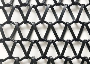 China 6m Aluminum Decorative Spiral Wire Mesh Painted Surface Treatment factory
