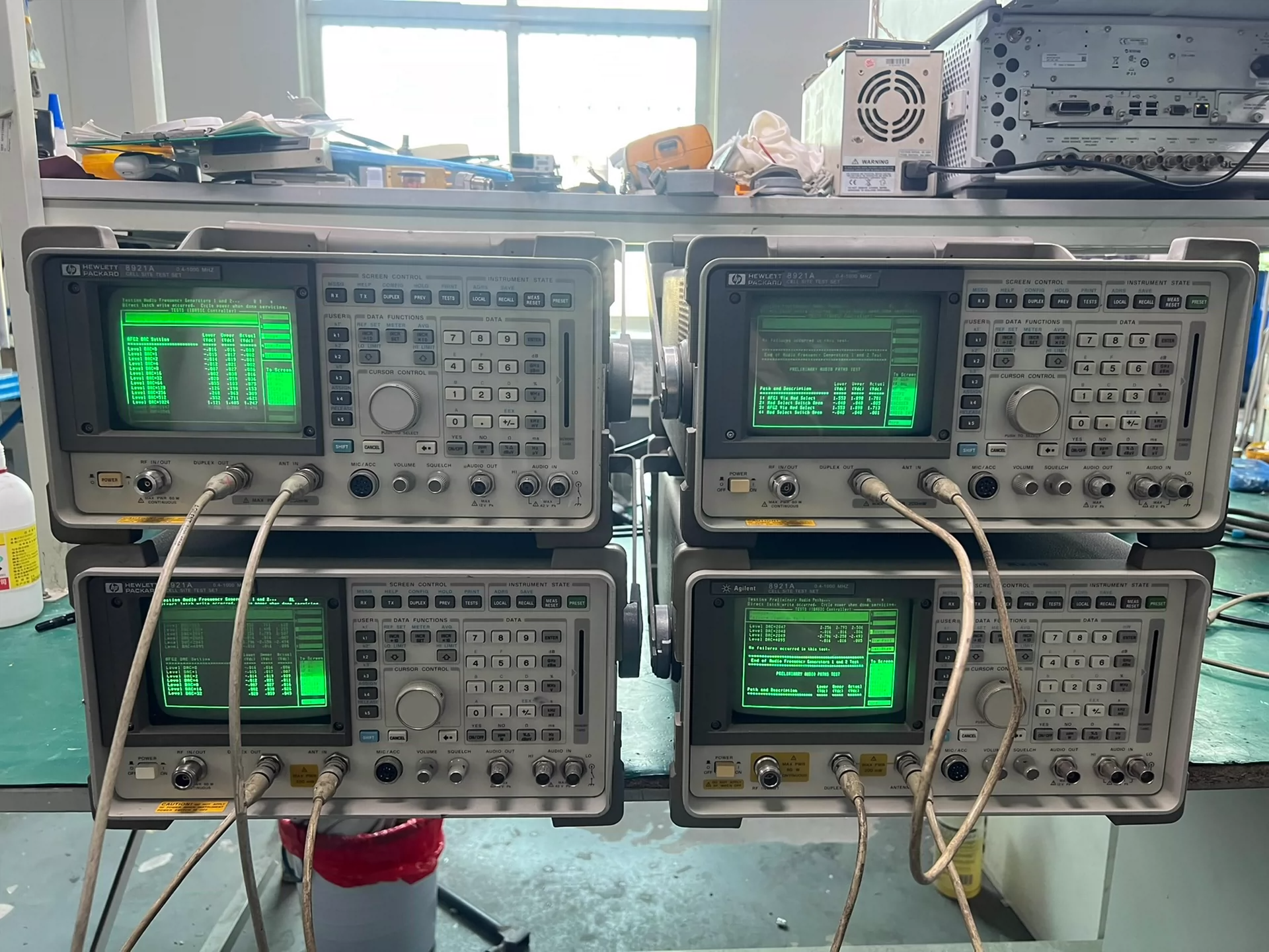 Agilent 8921A 1 GHz Cell Site RF Communications Test Set Used
