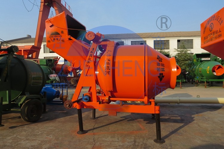 Self Falling JZC300 Electric Concrete Mixer Machine High Performance 1 Year Warranty