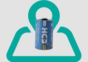 China Meters Sensor Primary Li-SOCl2 Cylindrical Battery ER14250 Lithium Thionyl Chloride Cell 432Wh/Kg 1200mAh factory