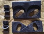 High Durability And Strength Track Clamp Hoist Crane Parts Easy To Install