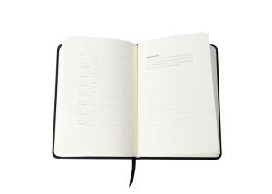 China Black Hardcover A4 A5 Custom Journal Printing , 200gsm Journal Printing Services factory