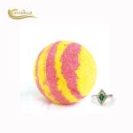 Sphere Shaped Surprise Ring Bath Bombs , Colorful Beautiful Bath Bombs
