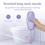 Lightweight White Portable Bidet Spray ABS EVA PP Material