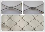 High Durability Stainless Steel Wire Rope Net , 1.5mm Flexible Rope Mesh SGS