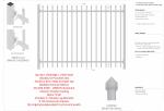 Garrison Fence With galvanized steel and silicon bronze wire