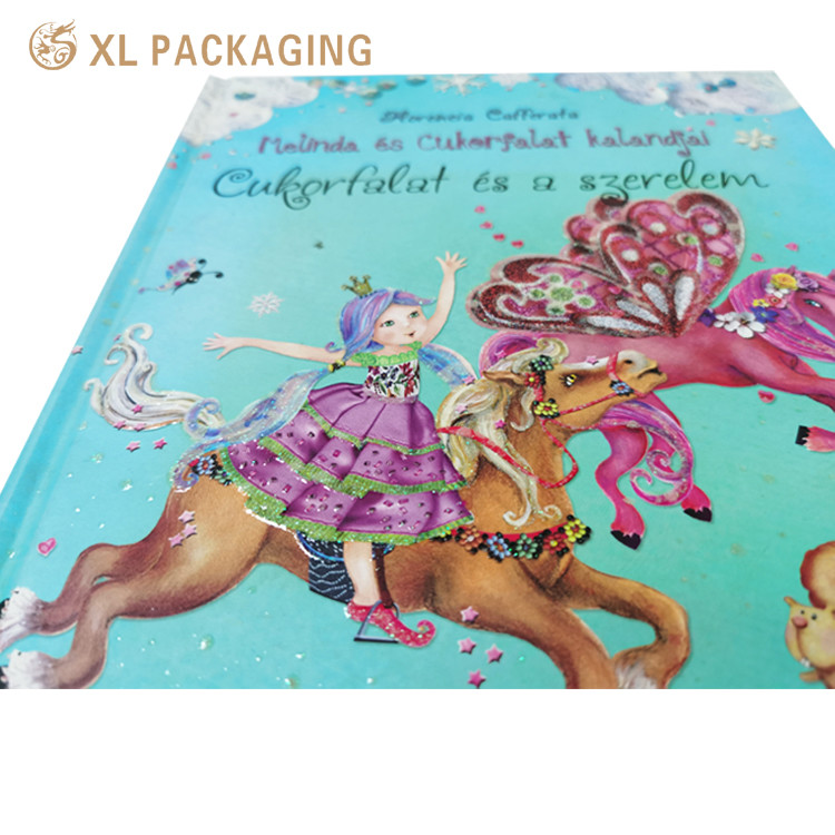 Hardcover Kids Paper Books Full Color Custom Printing Case Bound Booklet