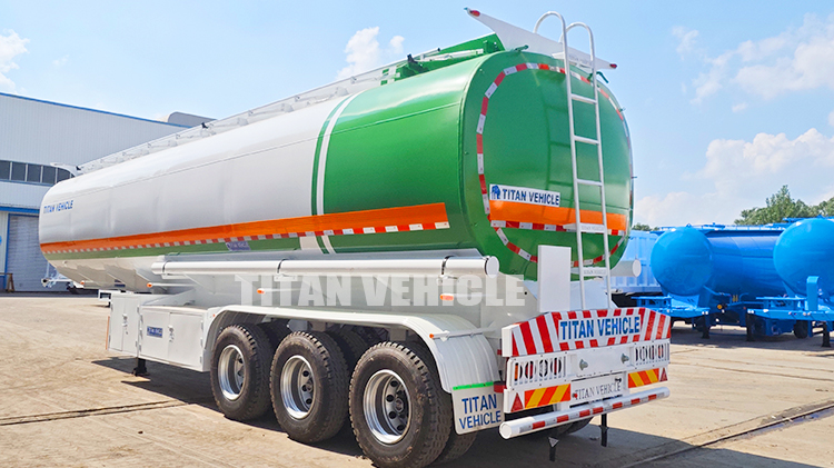 TITAN 3 Axle 42000 liters Diesel Water Oil Fuel Tanker Trailer for Sale in DR Congo