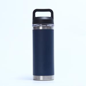 China 27oz Stainless Steel Standard Water Bottle Double Wall Vacuum Bottle With Comfortable Carrying Handle Hot Cold Water 24 Hours For Gym Travel Outdoor factory