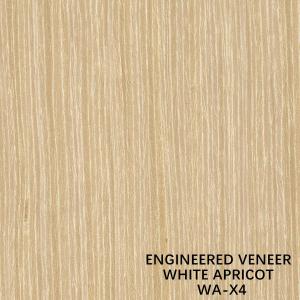 China Decoration Faux Apricot Wood Veneer X4 Good Price From China Factory Straight Grain Of Yellow Color Customized Service factory