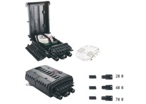 China Factory 16 Core Fiber Optic Cable IP68 Black Dome Fiber Optic Splice Closure factory