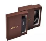 Sliding drawer wallet paper box China supplier luxury rigid wallet box