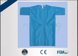 China Non Woven Disposable Isolation Gown Biodegradable For Clean Room / Research Lab factory