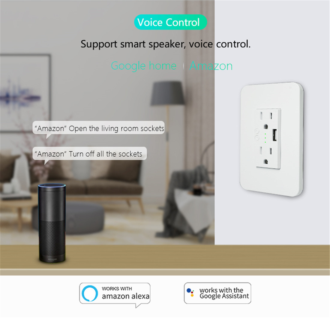 US 120 Style Smart Wall Socket