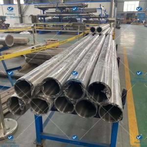China Lightweight Titanium Gr2 Tube Targets Heat Resistant For Power Stations factory