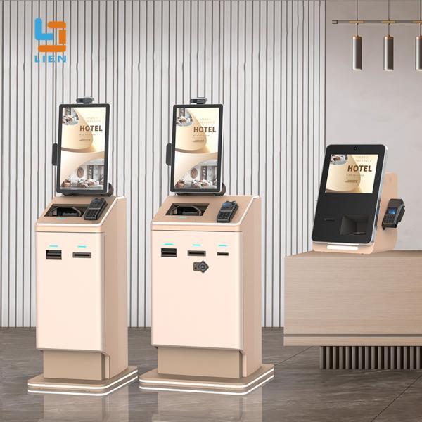 Capacitive/IR Touch Cash Coin Payment Hotel Self Service Kiosk RFID Passport ID