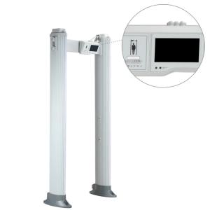 Removable 6 Zones Walk Through Metal Detector Security Doors With Touch Screen