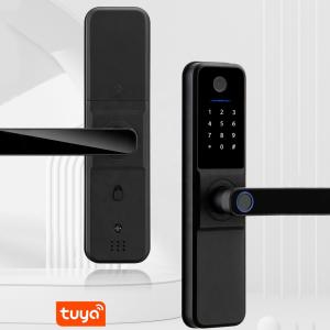 China WiFi Fingerprint Door Lock Aluminum Alloy Smart BLE Door Lock factory