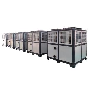 China R22 Air To Water Chiller 415V Blow Molding Chillers 120KW For Industrial Applications factory