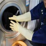 Houseohld Long Sleeve Latex Gloves , Long Dishwashing Gloves Heavry Duty