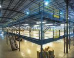 Large Span Steel Structure Platform Powder Coating / Galvanizing Industrial