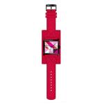 Vogue Square Case Colorful Quartz Watches For Women Leather Band