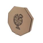 Food Container Customized Logo for Kraft Corrugated Octagonal Pizza Packaging