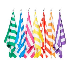 China Wholesale Custom Logo Digital Printed Sand Free Beach Towel With Travel Bag factory