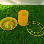Plastic Poultry Feed Bucket In Standard Size For Poultry Farm 31.4cm X 37.4cm