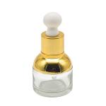 Gold Cap Glass Dropper Green 30ml Essential Oil Bottle