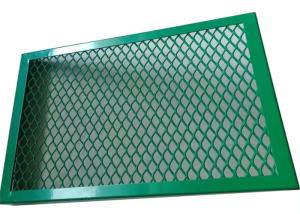 China Green Color Expanded Metal Mesh With Frame For Grills Stair Treads factory