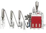 JWELL Waste Plastic Recycling Machine PVC Counter Conical Twin Screw Granulator