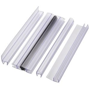 China Modern Design Style Hotel Frameless Shower Door Bottom Seal for Water Barrier Creation factory