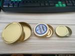 Round Caviar Tin Box Empty Caviar Tins Small Metal Caviar Box