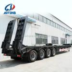 Semi-Trailer 3 Axle Lowboy for Heavy Duty Transporting Excavator Crane Road