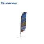 10ft 3m Custom Flag Banners For Auto Shop Display Scratch Resistant Professional