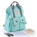 Multifunctional Mommy Diaper Bag Backpack With Trailer Buckle OEM ODM