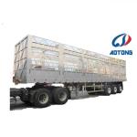 3 Axle 45t Livestock Transport Store House Bar Semi-Trailer Main beam Heavy duty