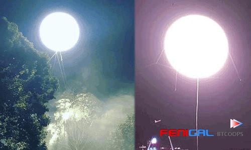 4.2m 360° Wireless DMX Inflatable LED Film Lighting Balloon for Film &