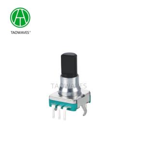 China 360 deg Rotary Knob Incremental Encoder Ec11 12 16 with Switch Signal Output Voltage Output Empty Type on sale