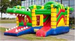 High Slide Kids Inflatable Bouncer Tarpaulin Material Fire Retardant Waterproof