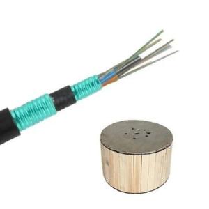 China GYTS53 Fiber Optic Cables , Outdoor Direct Buried Armored 96 Core Cable factory