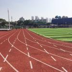 Gym Slipproof Synthetic Sports Flooring Flexible All Weather Durable