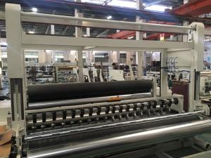 China Air Shaft Slitter Rewinder Machine , Paper Slitting And Rewinding Machine 200 M / Min factory